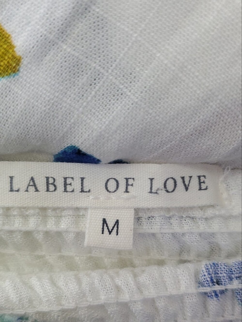 Label Of Love Tropical Print White Maxi Sundress with Spaghetti Straps Size M - Picture 8 of 9